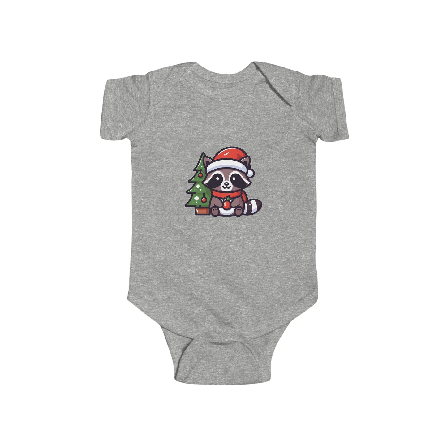 Christmas Raccoon Infant Bodysuit