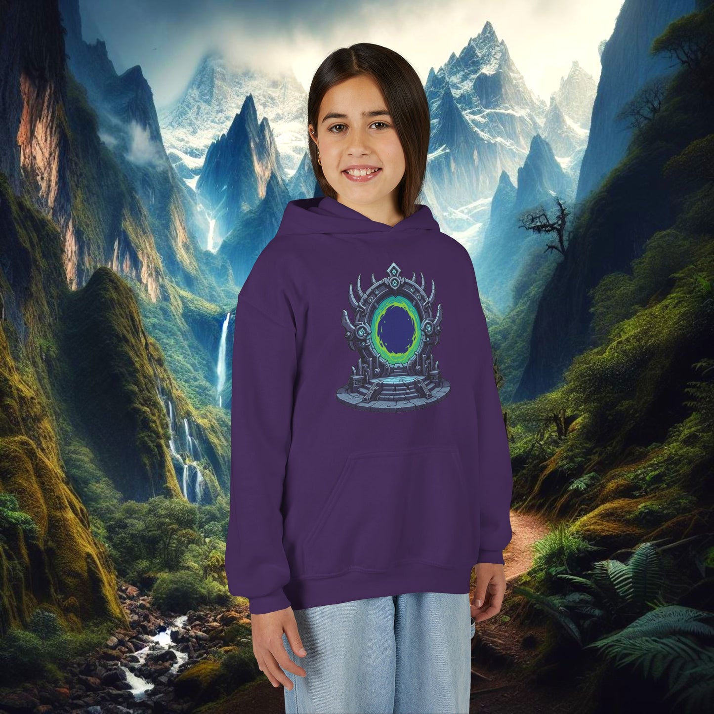 Dark Portal Youth Hoodie