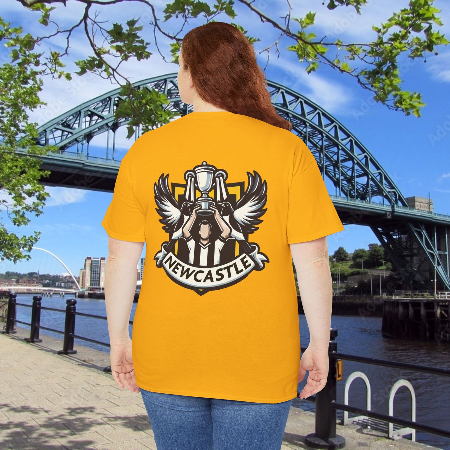 Newcastle Cup Champions Crest Tee