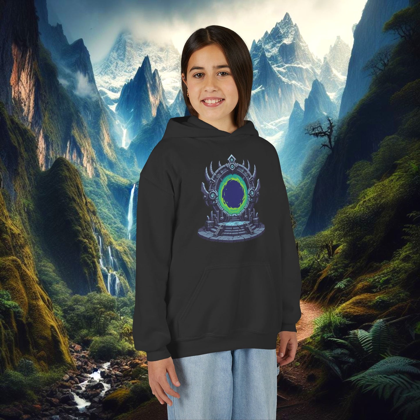 Dark Portal Youth Hoodie