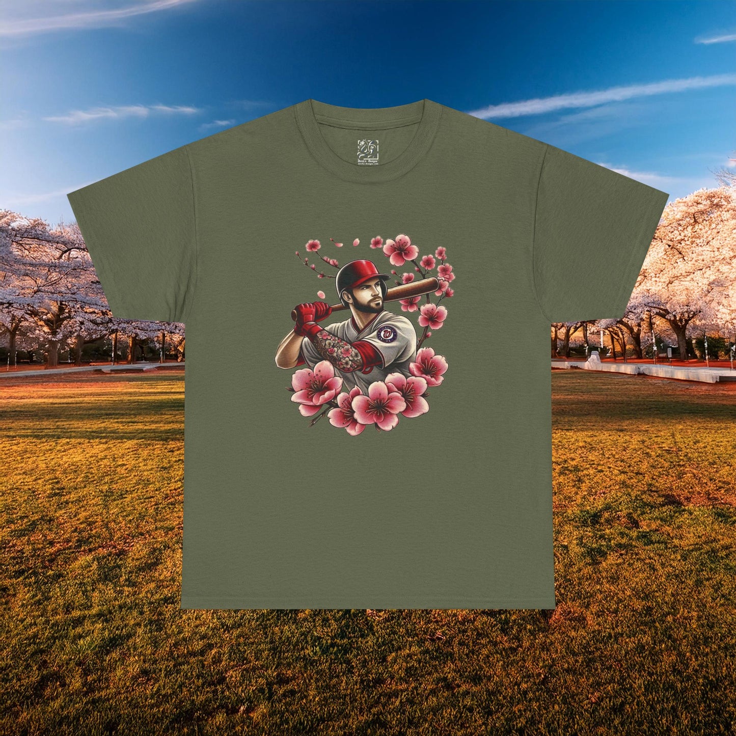 Washington Baseball Cherry Blossom Tee