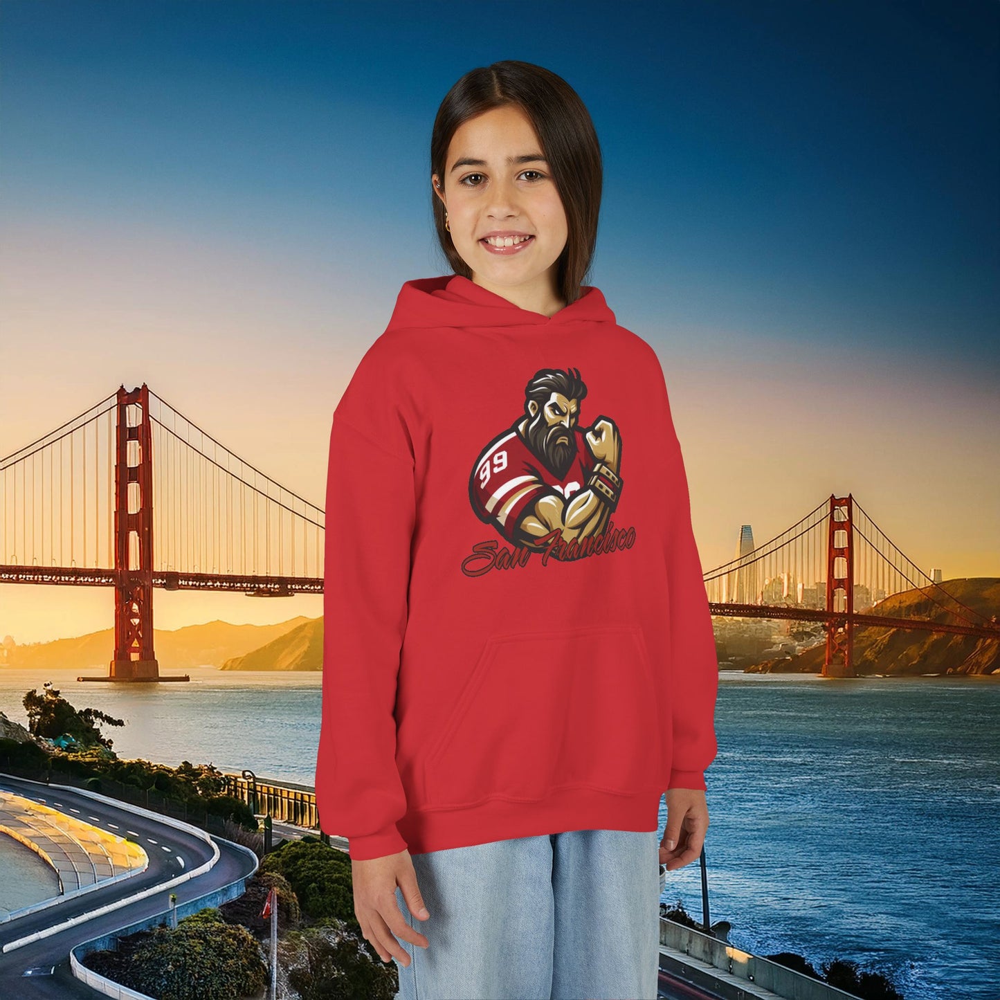 San Francisco Football Fan Youth Hoodie