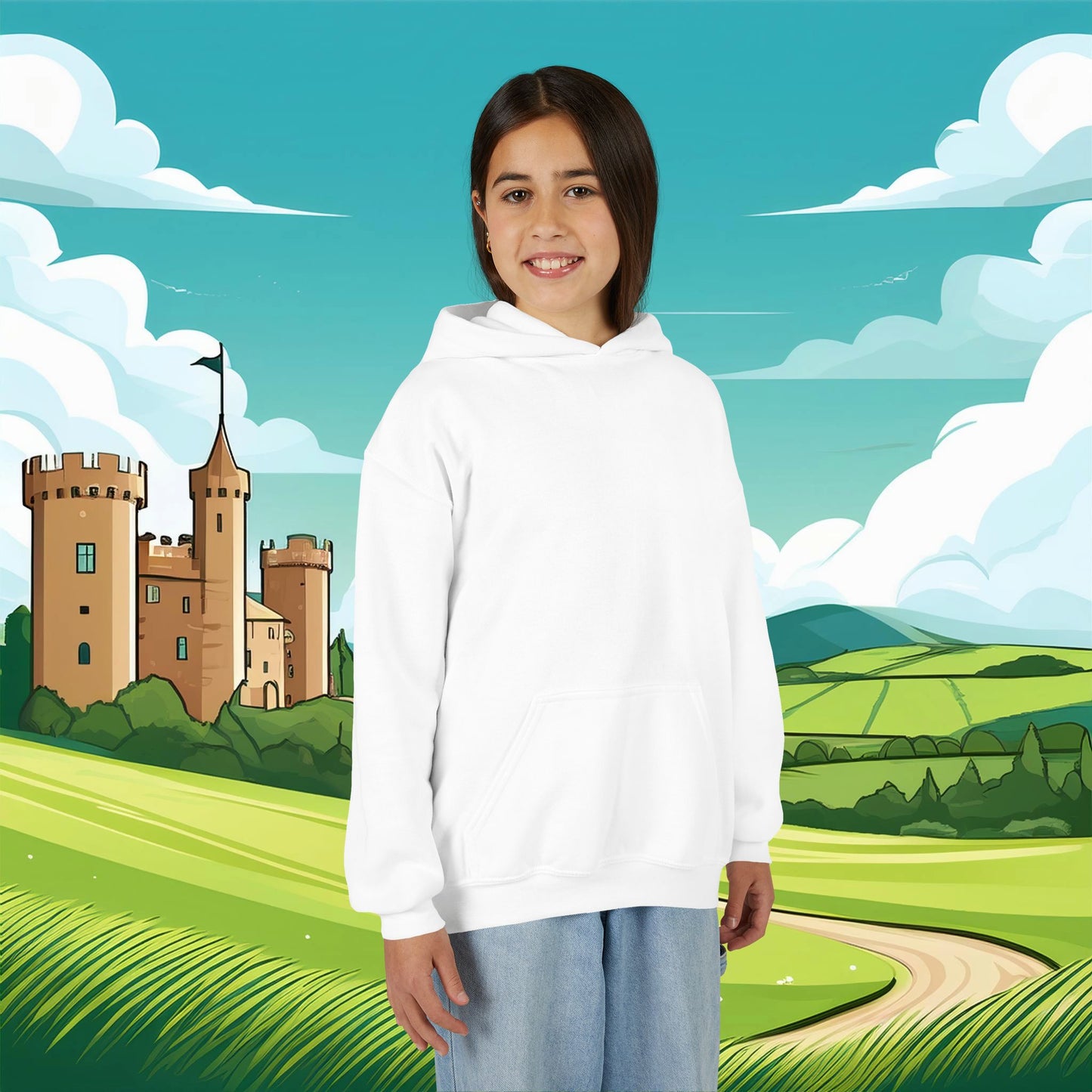 Wrexham Crest Dragon Youth Hoodie