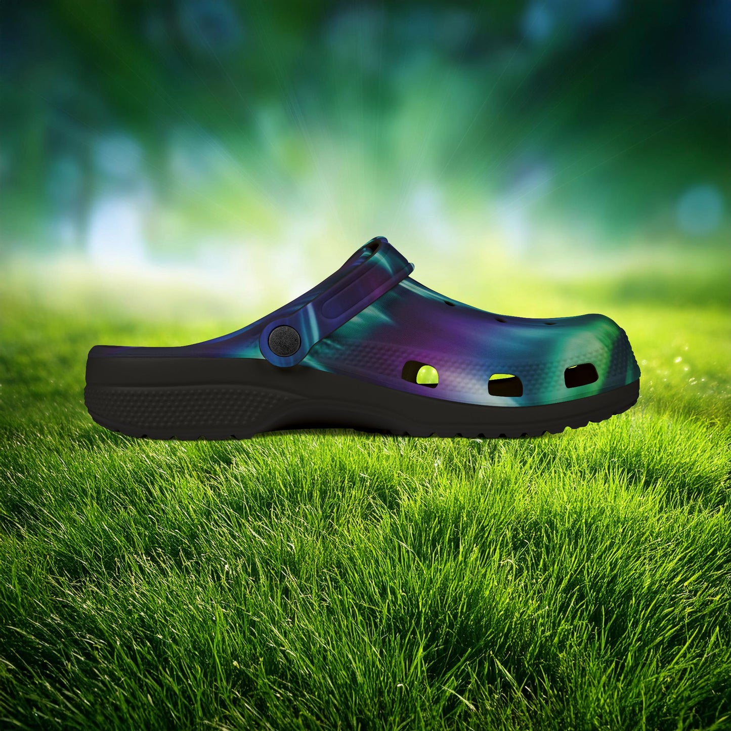 Northern Lights Foam Clogs