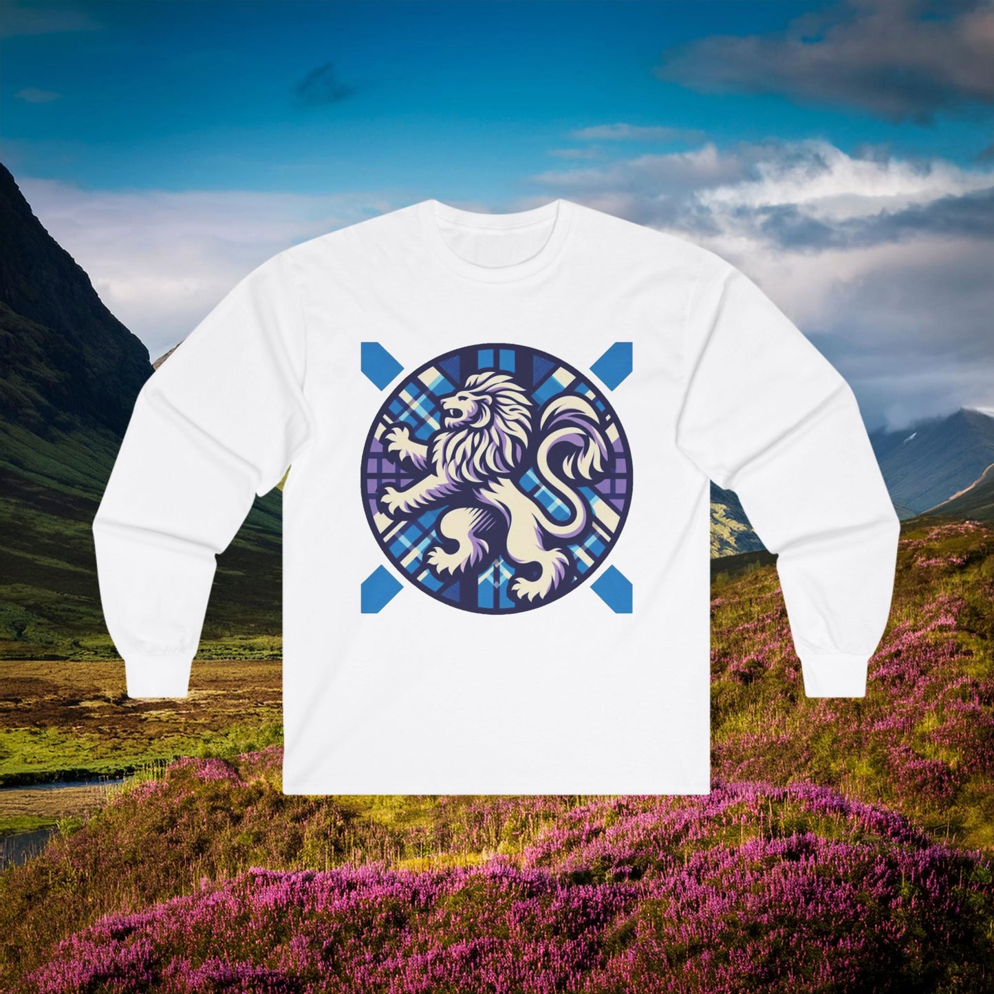 Scotland Rampant Lion Long Sleeve Tee