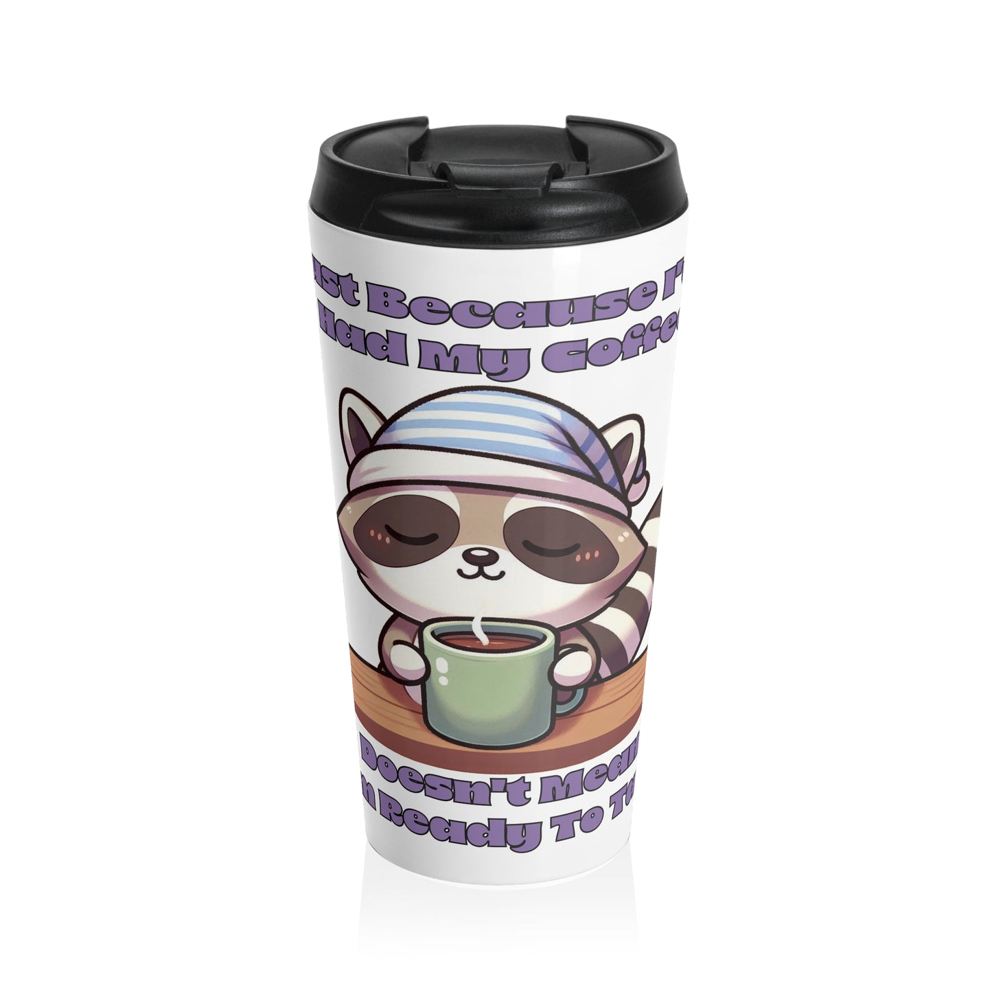 Raccoon Coffee Travel Mug