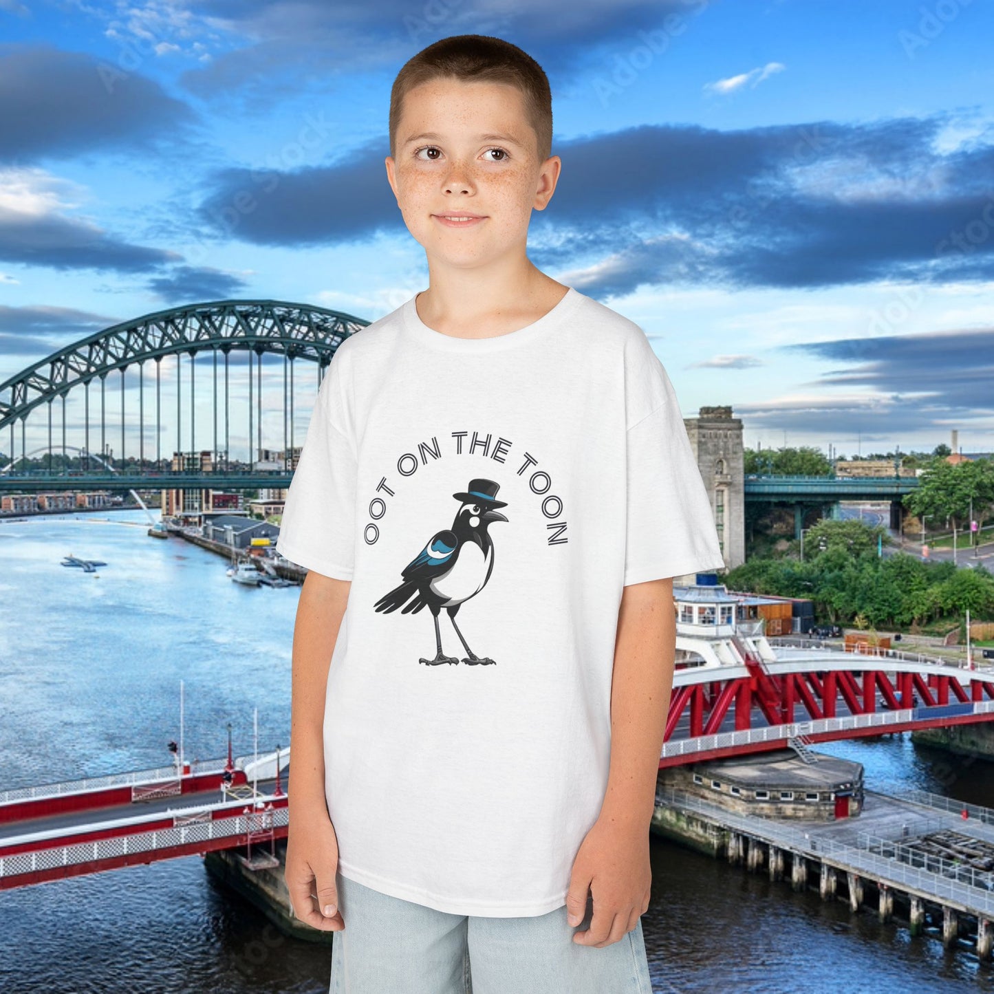 Newcastle United "Oot on the Toon" Kids Tee