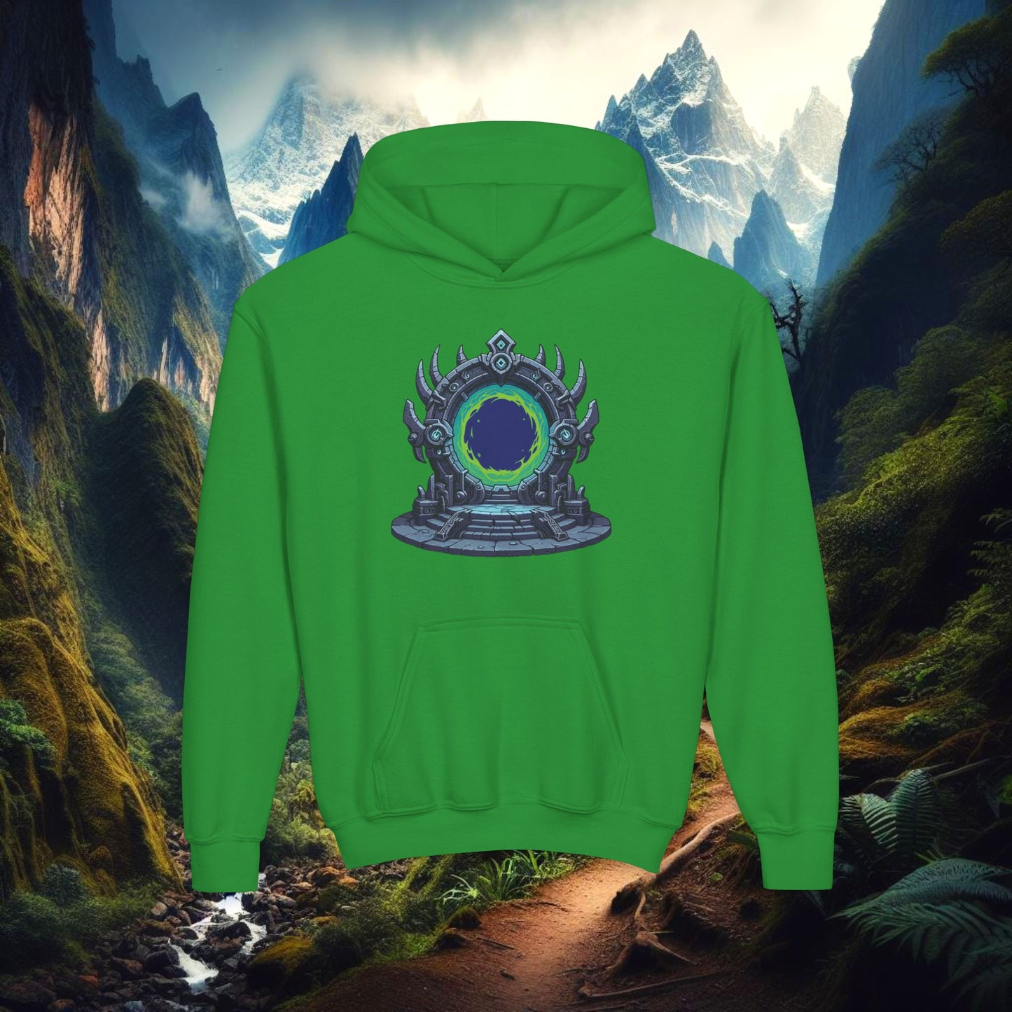 Dark Portal Youth Hoodie