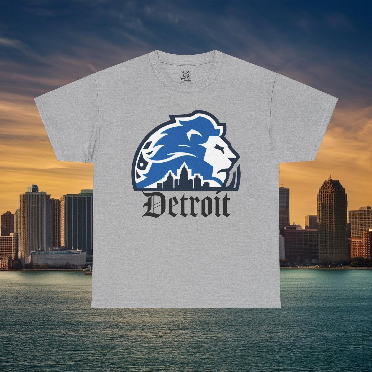 Detroit Football Skyline Tee