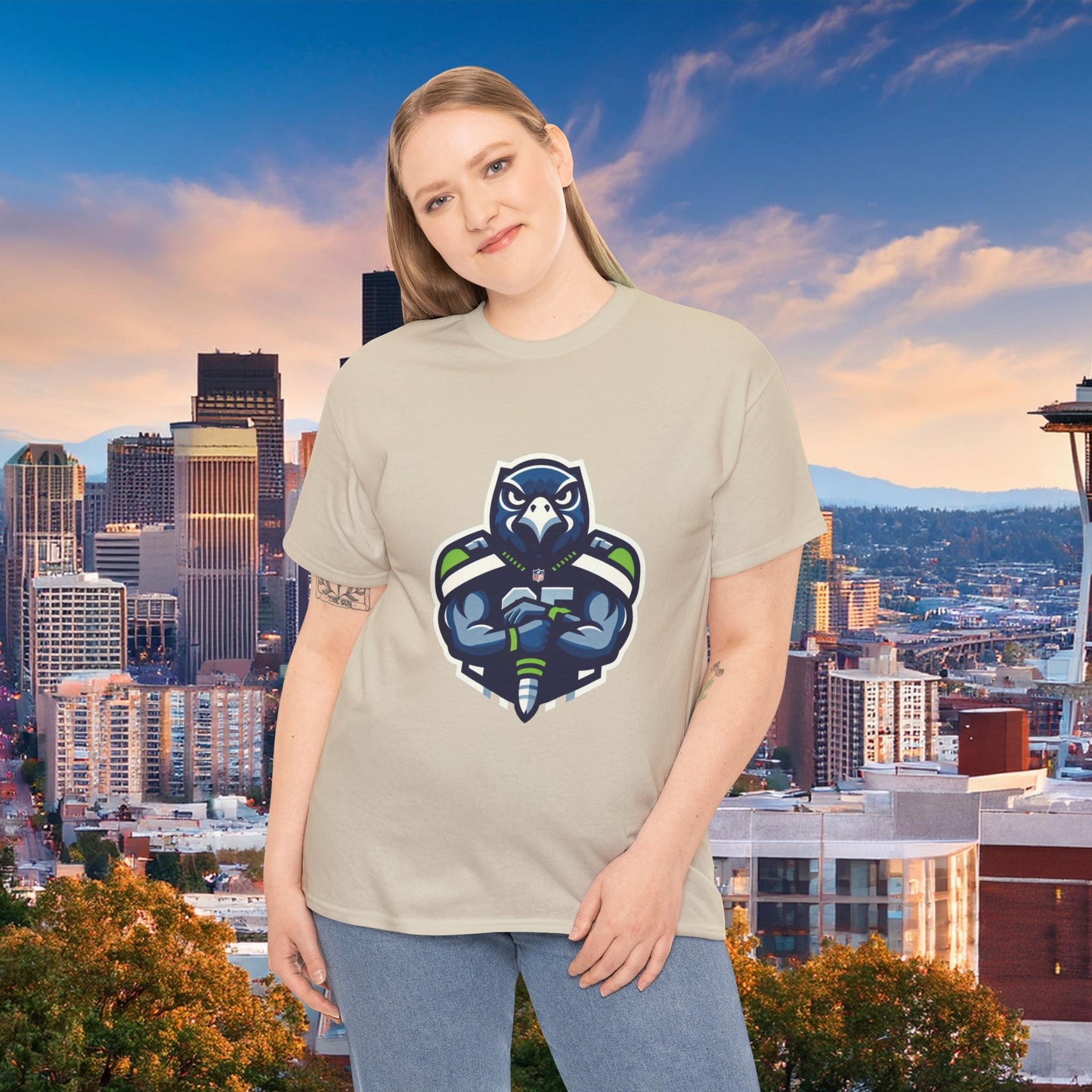 Seattle Football Player Tee