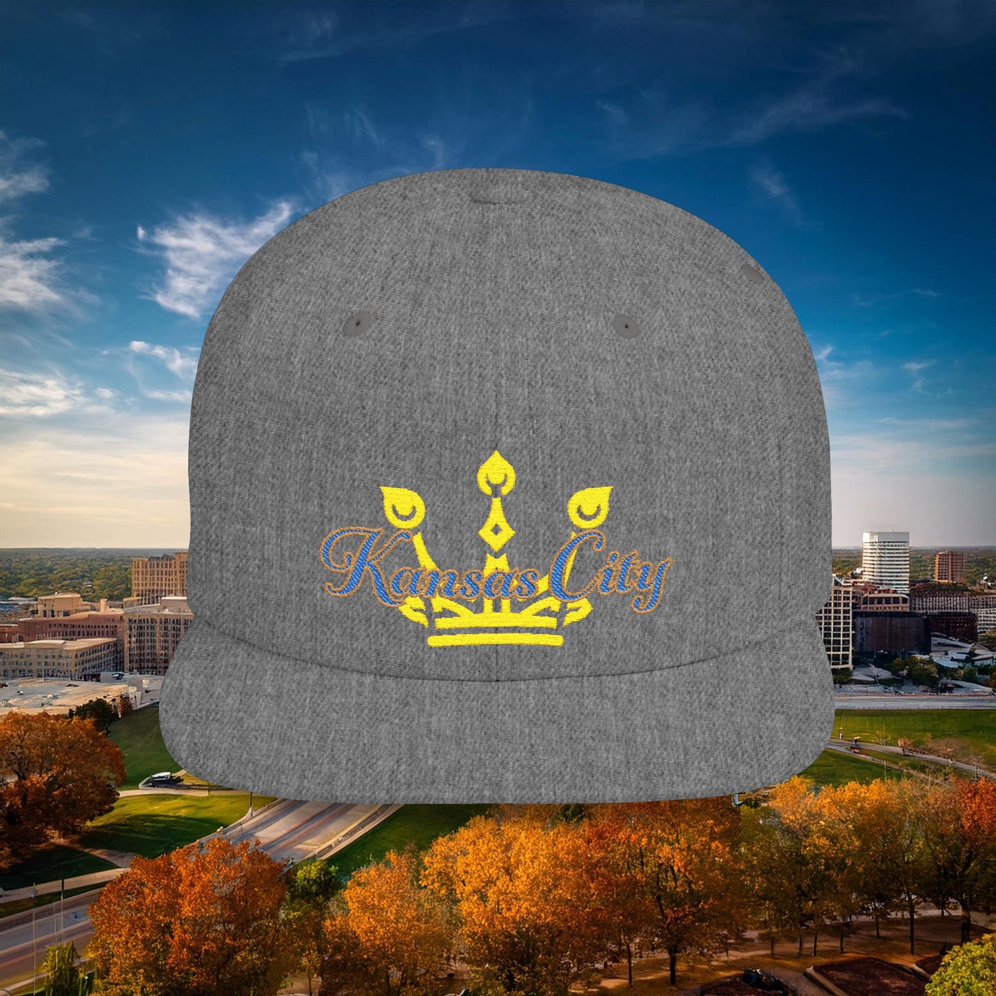 Kansas City Baseball Flat Bill Snapback