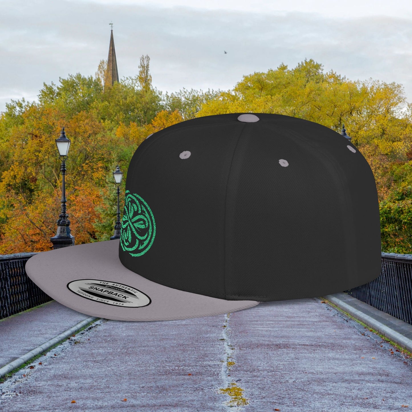 Celtic FC Crest Flat Bill Snapback