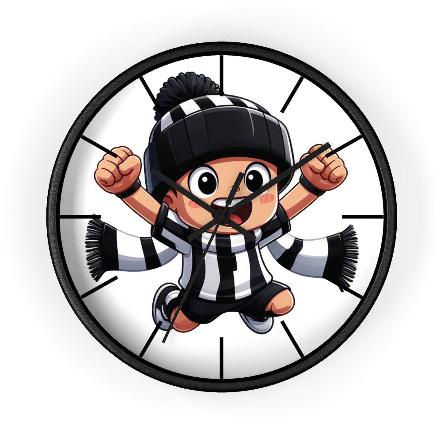 Mini Toon Supporter Wall Clock