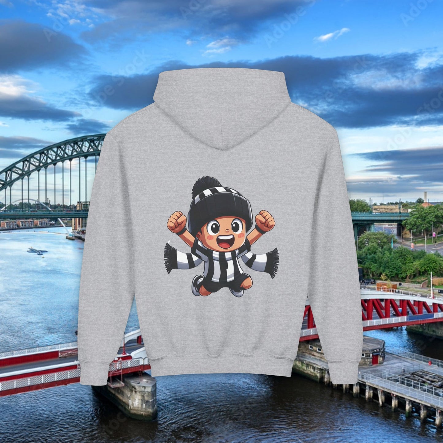 Newcastle United Mini Toon Supporter Youth Hoodie
