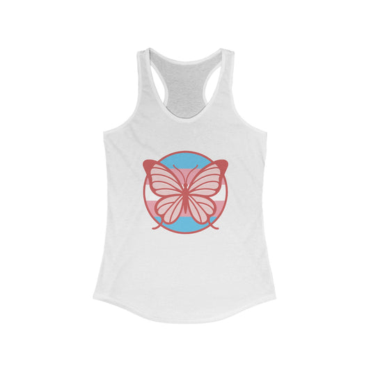 The T Elders Butterfly Graphic Racerback Tank Top