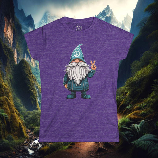 Peace Gnome Women's Softstyle Tee