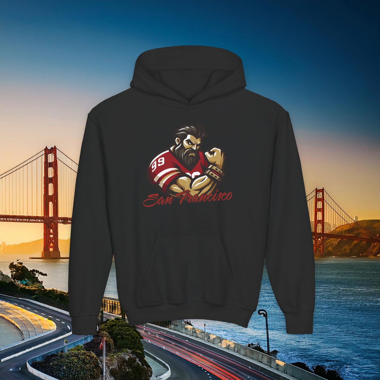 San Francisco Football Fan Youth Hoodie