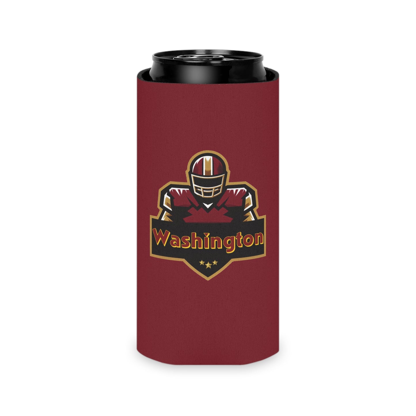 Washington Football Player Logo Can Cooler
