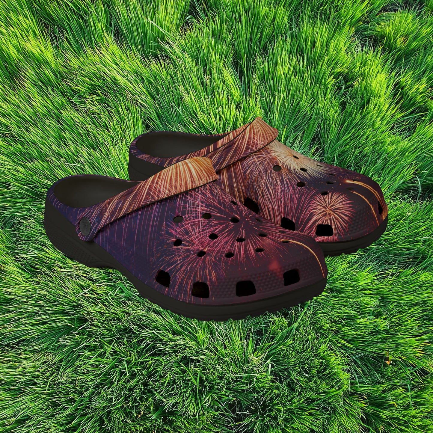 Fireworks Foam Clogs