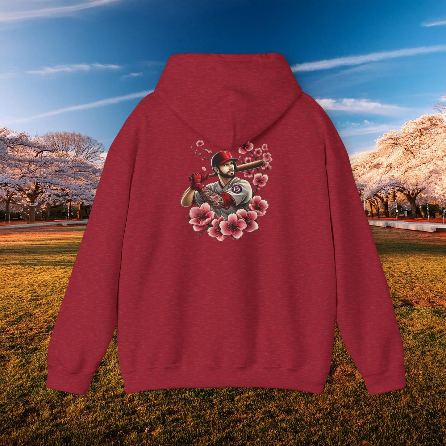Washington Baseball Cherry Blossom Hoodie