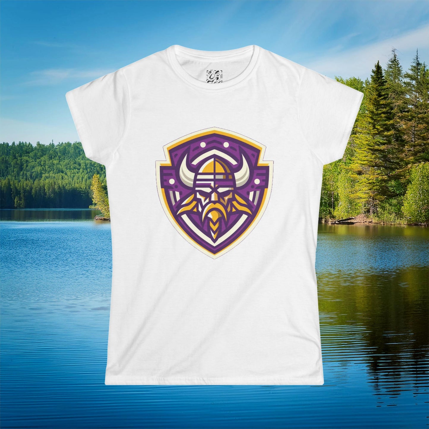Minnesota Football Logo Women's Softstyle Tee