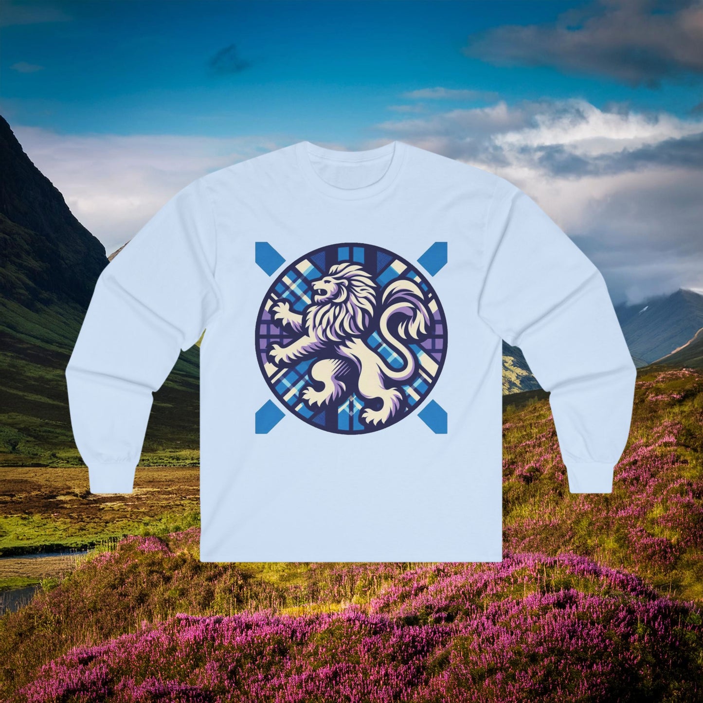 Scotland Rampant Lion Long Sleeve Tee