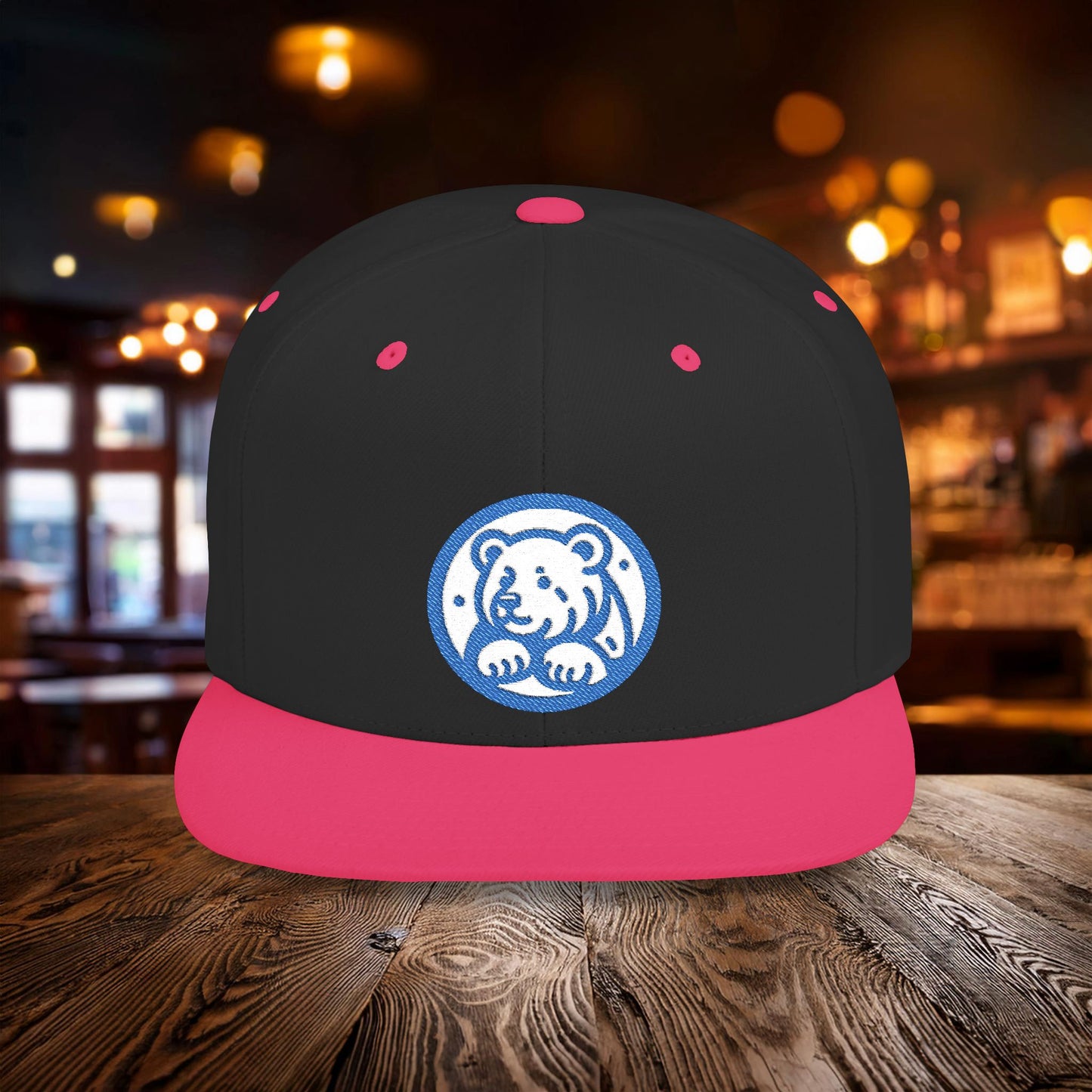 Bear Cub Flat Bill Snapback