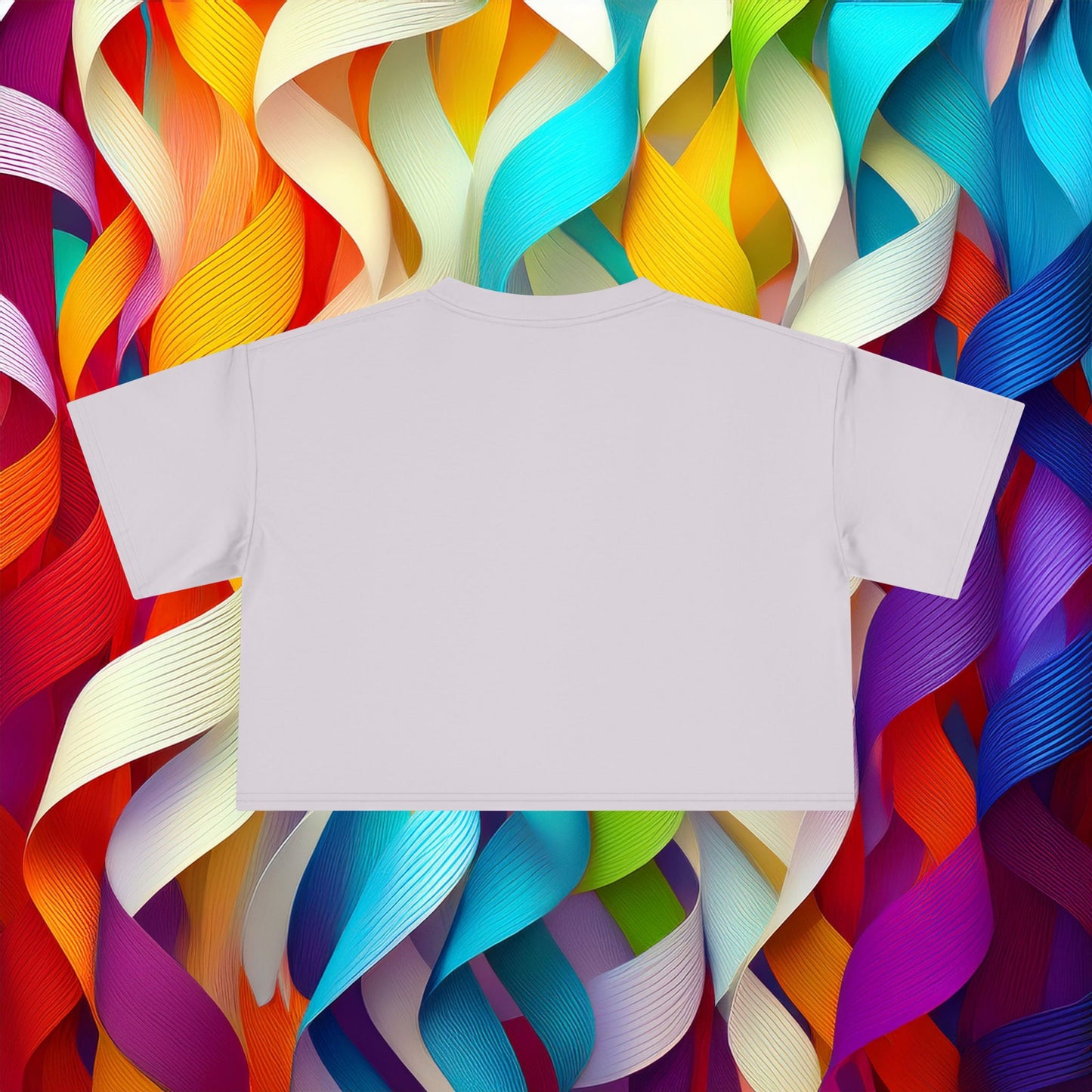 Rainbow Heart Women's Crop Tee