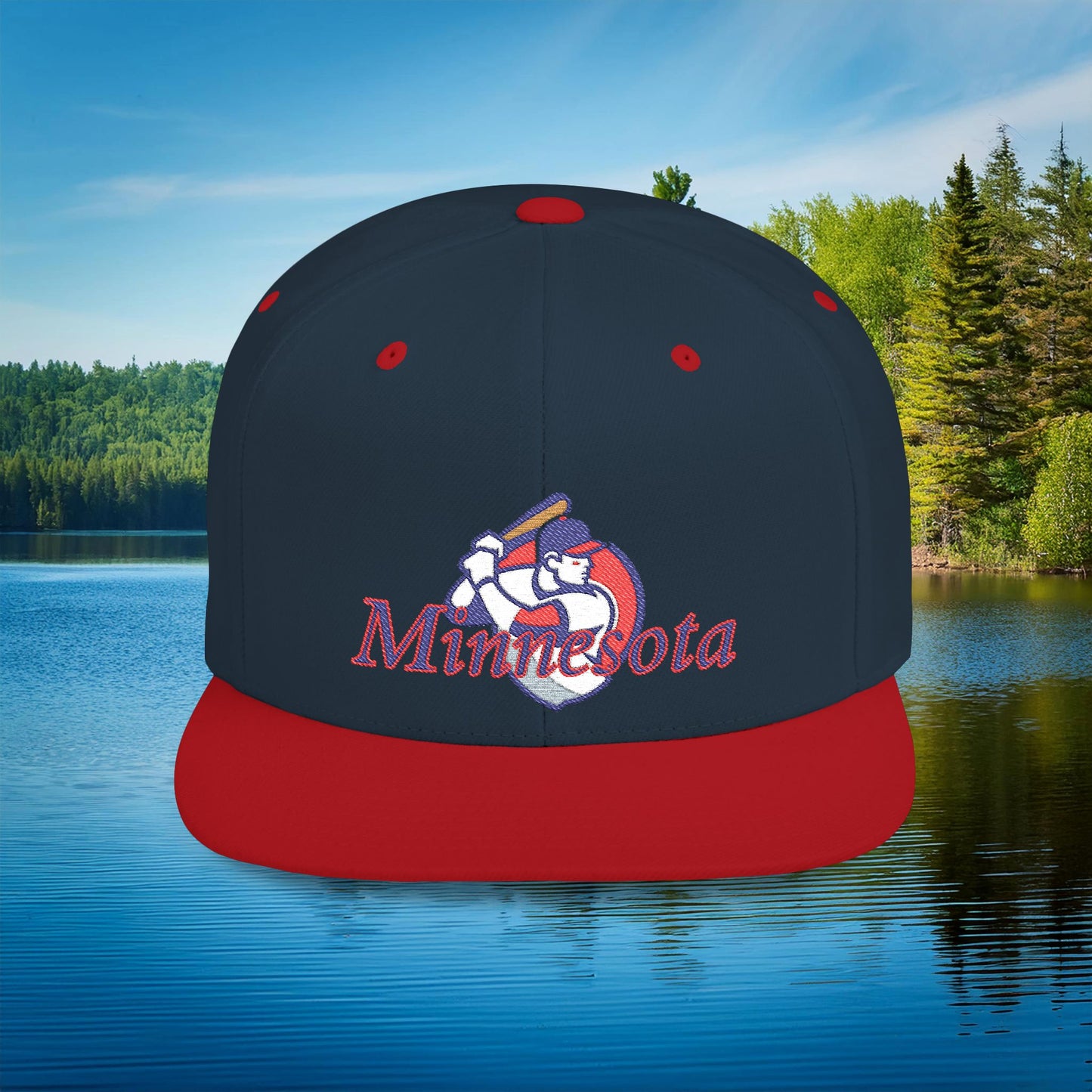 Minnesota Baseball Flat Bill Snapback
