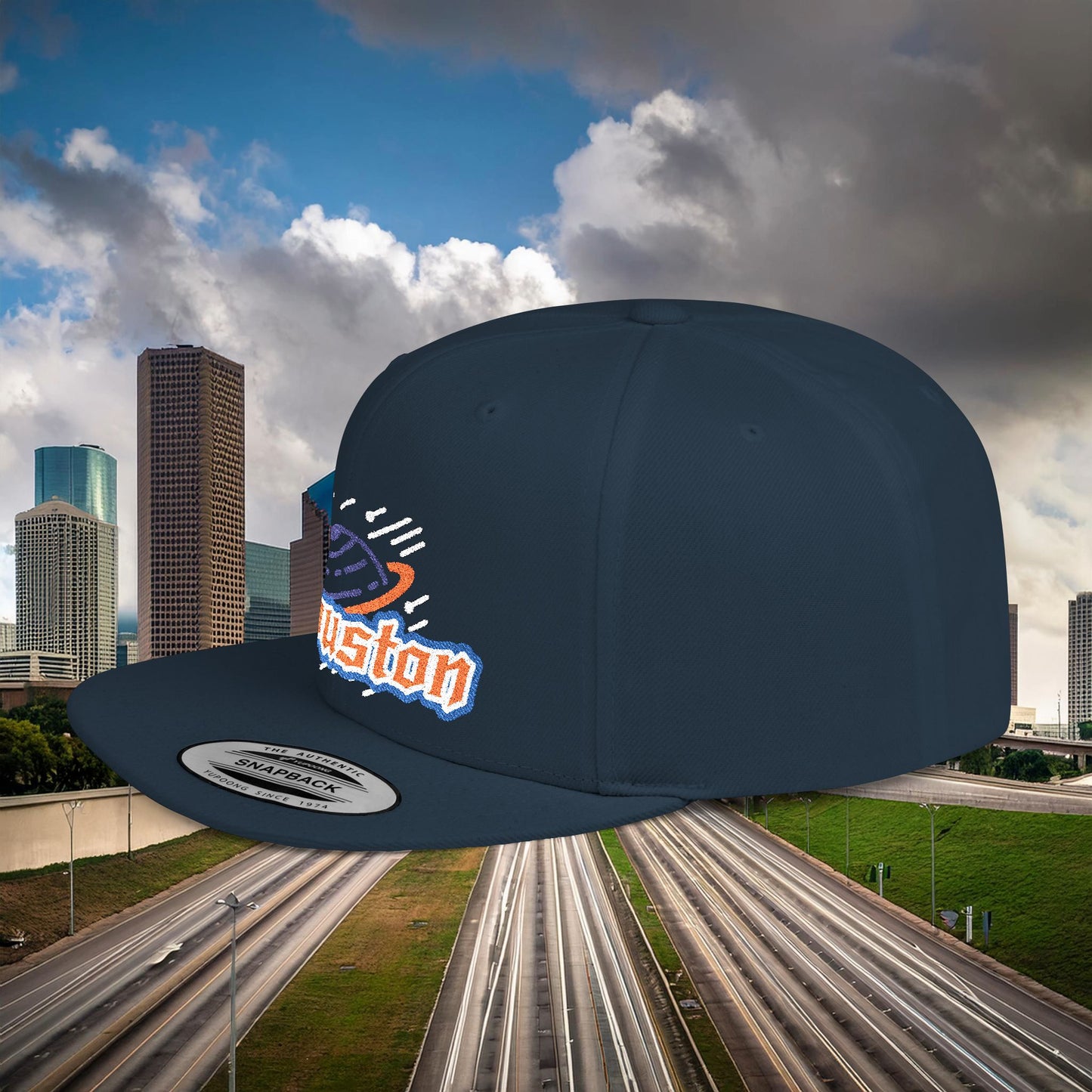 Houston Planetary Flat Bill Snapback