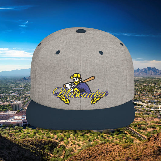 Milwaukee Baseball Flat Bill Snapback