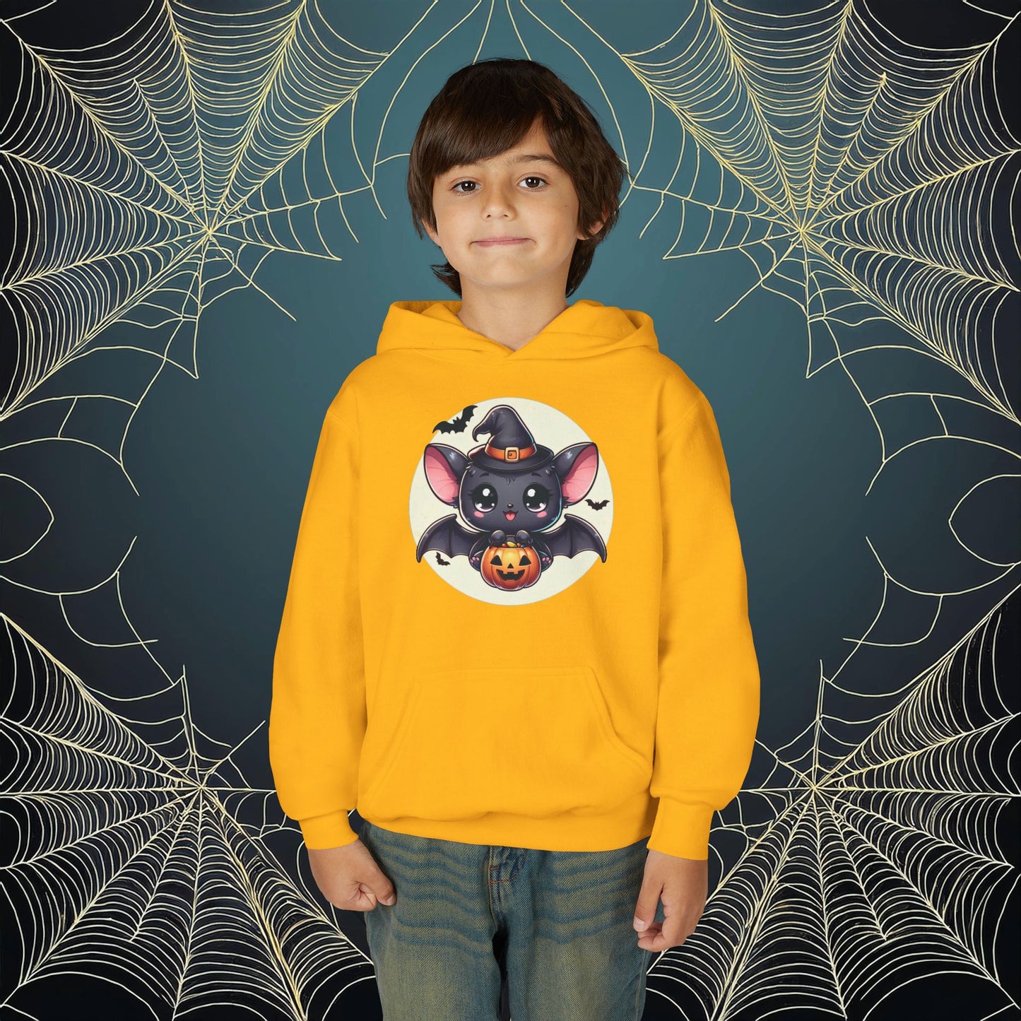 Trick or Treat Bat Youth Hoodie