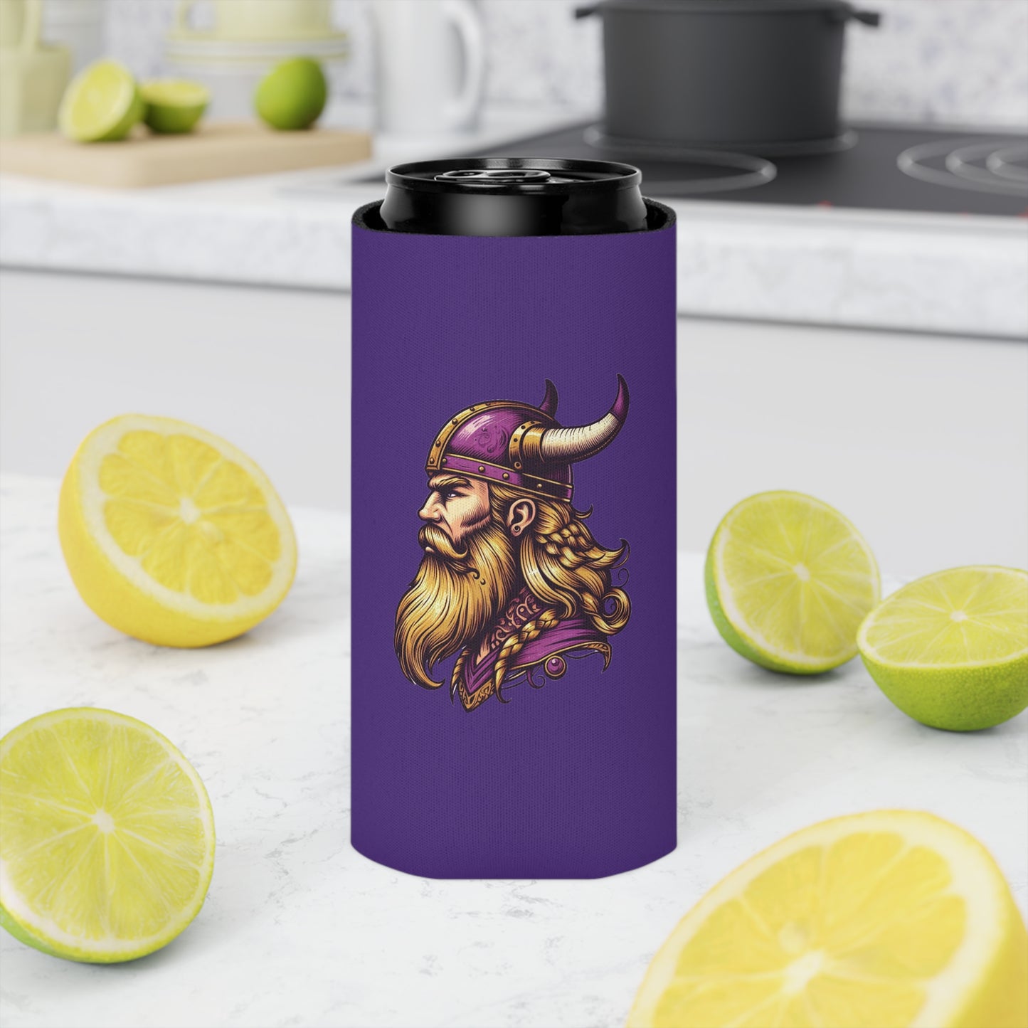 Minnesota Viking Can Cooler