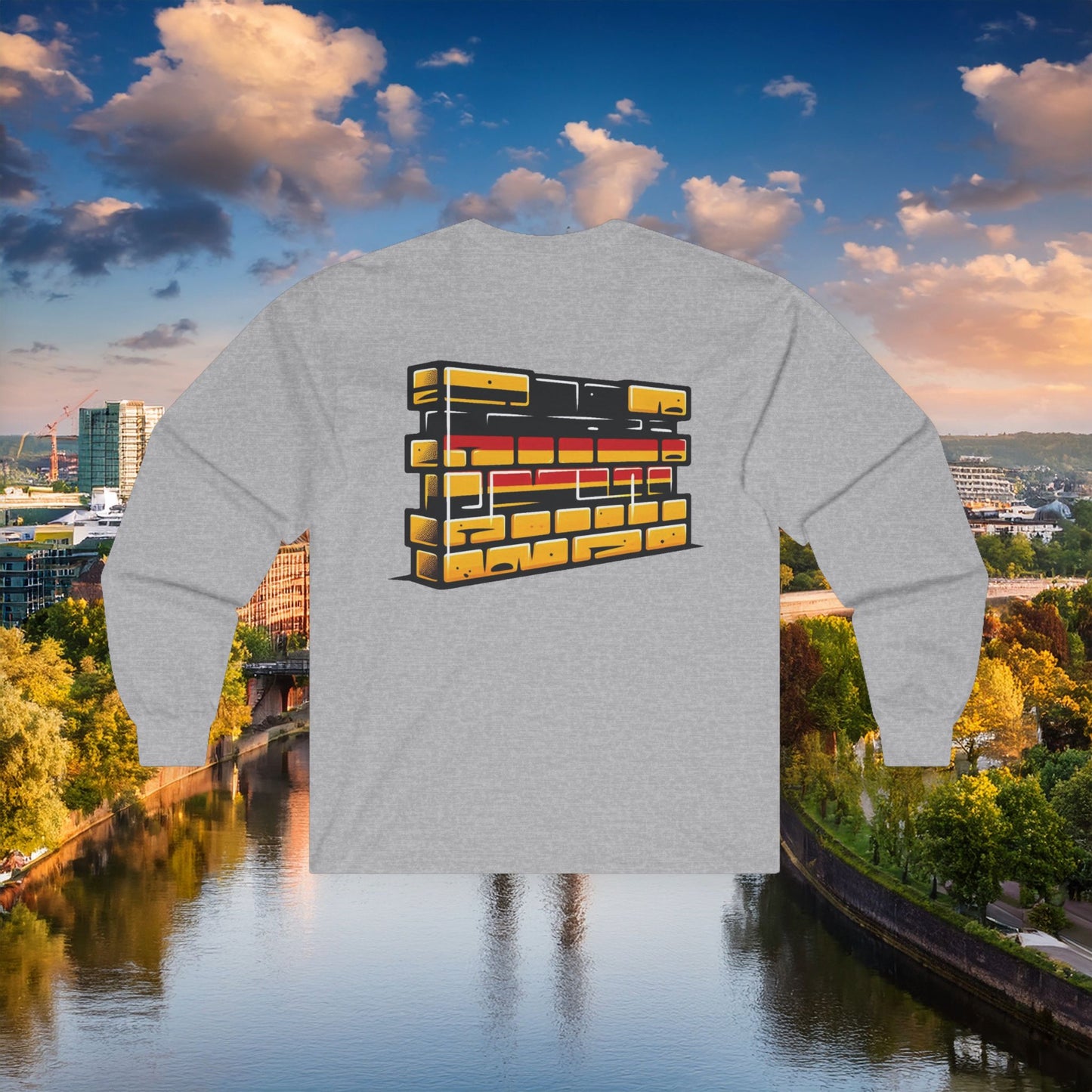 Dortmund Bundesflagge Wall Long Sleeve Tee