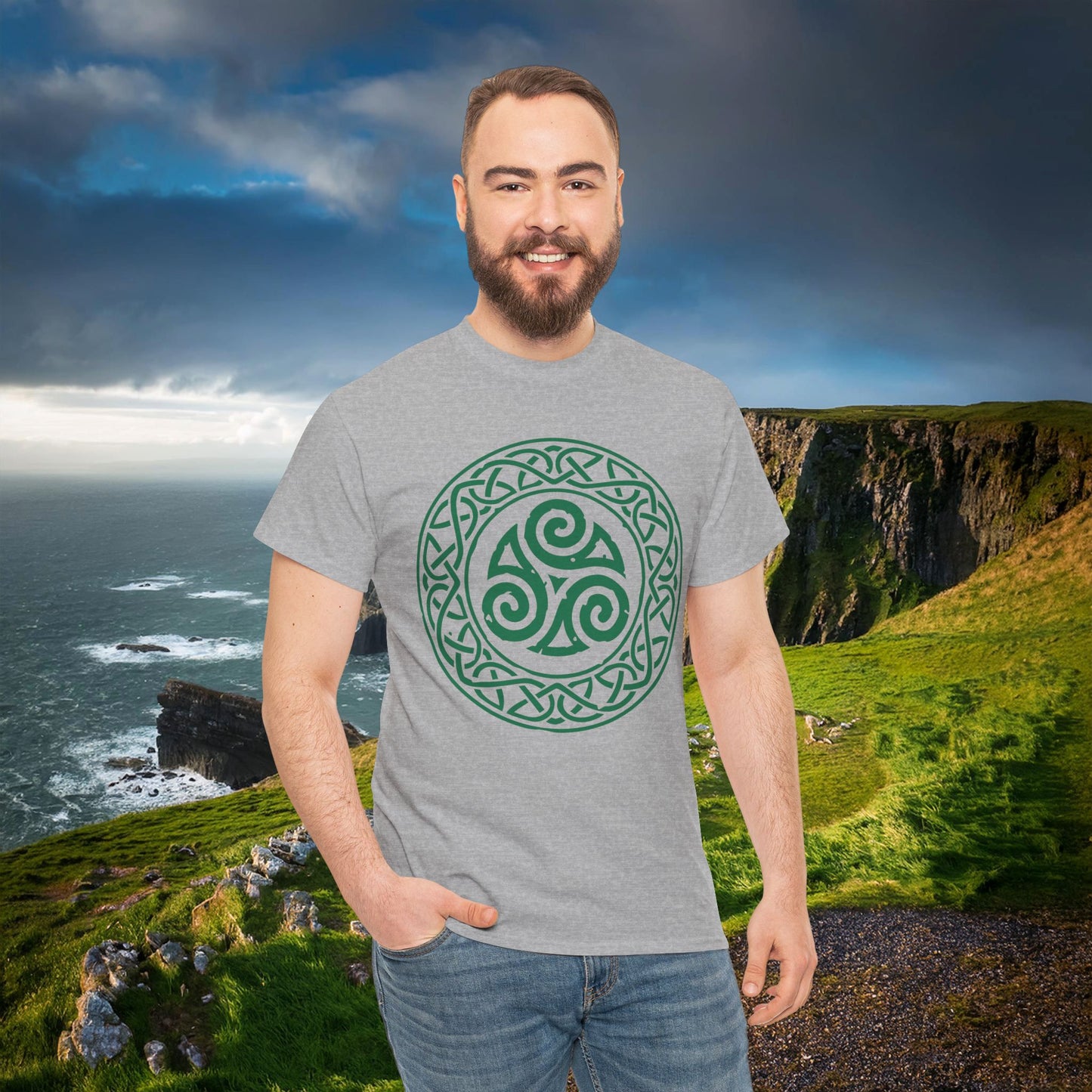 Celtic Knotwork Spiral Tee