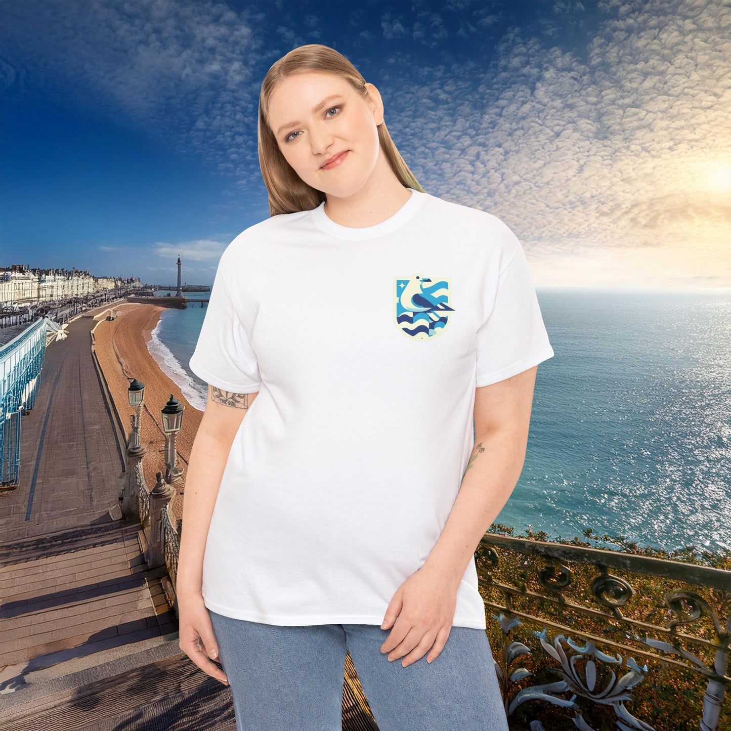 Brighton & Hove Albion Gull Crest Tee