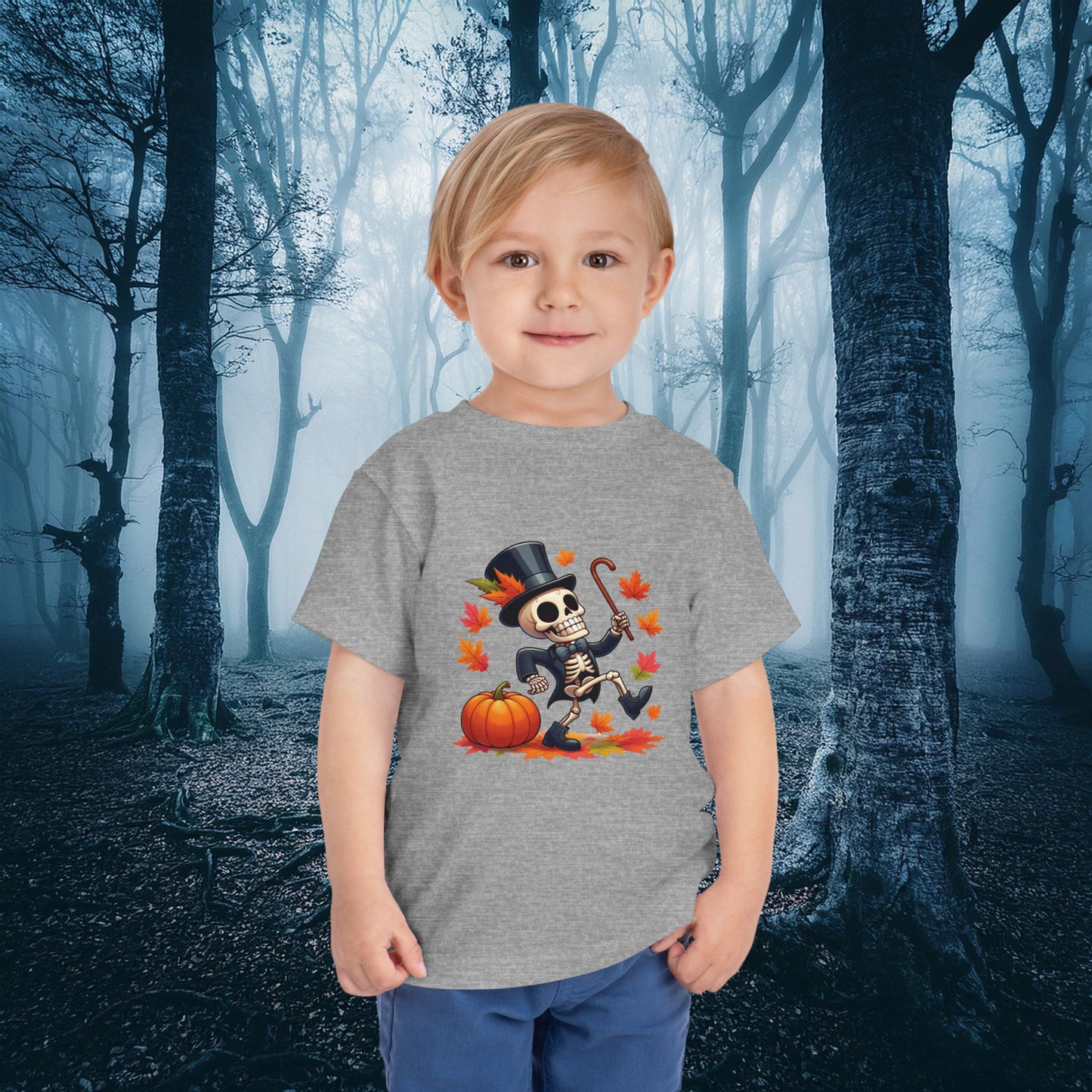 Snazzy Skeleton Toddler Tee