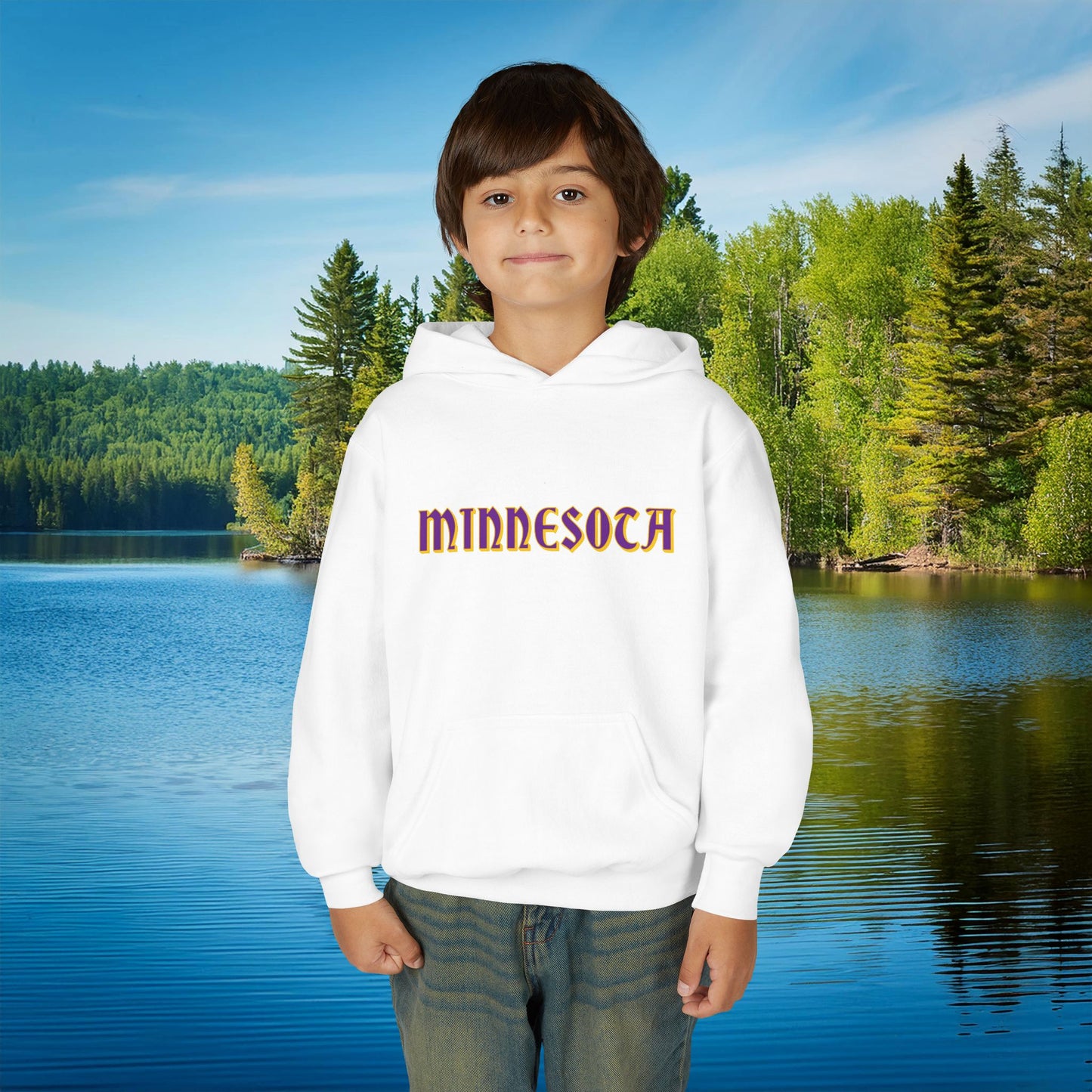 Minnesota Football Logo Youth Hoodie