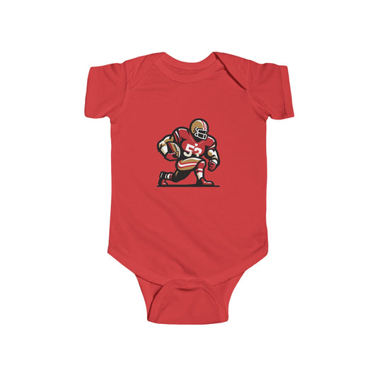 San Francisco Football Player Infant Bodysuit