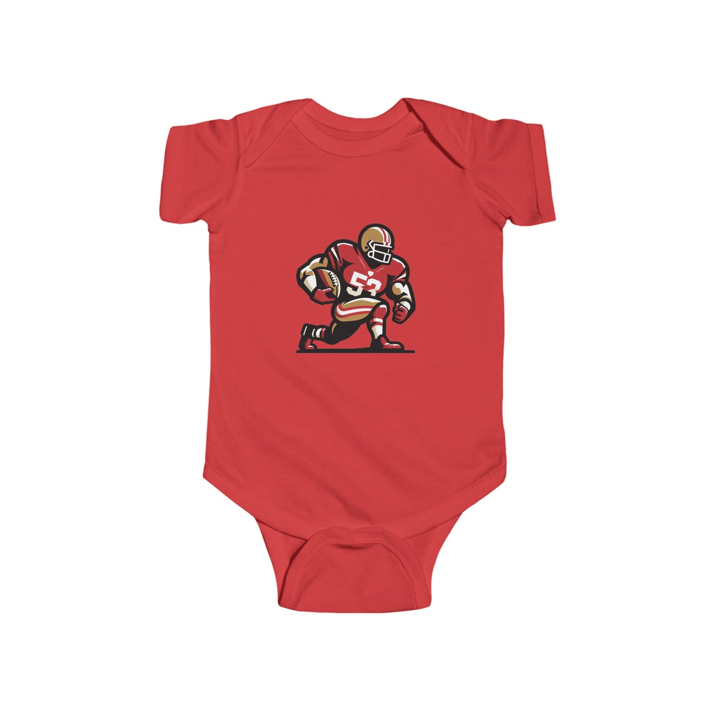 San Francisco Football Player Infant Bodysuit