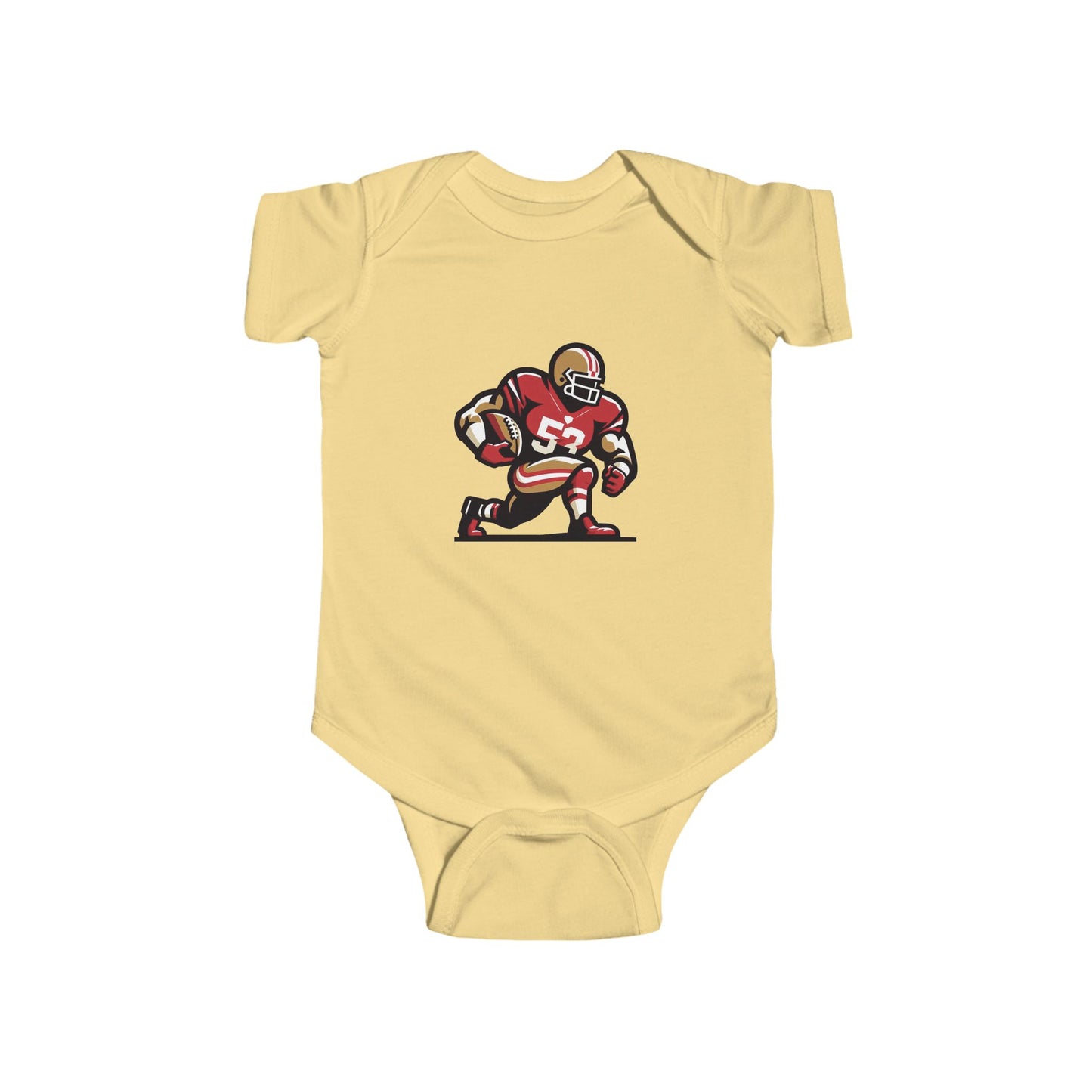 San Francisco Football Player Infant Bodysuit