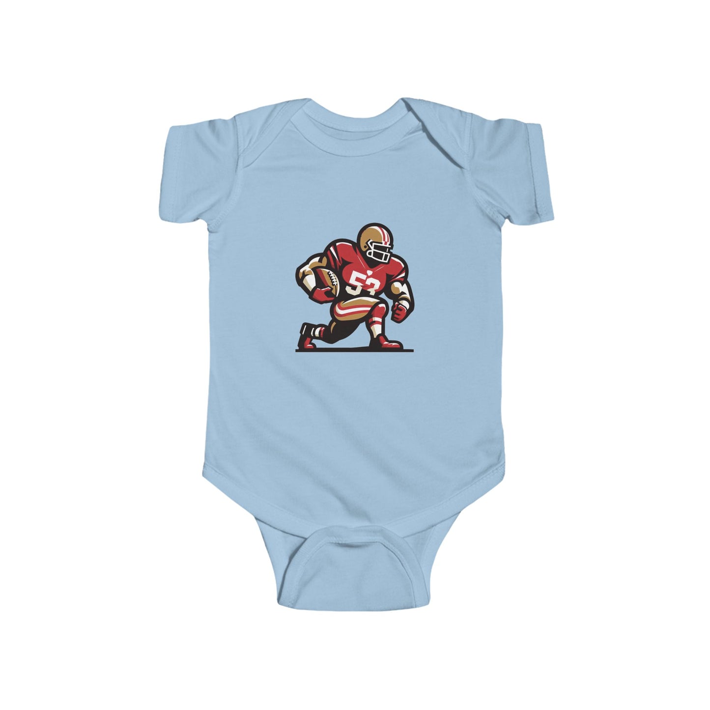 San Francisco Football Player Infant Bodysuit