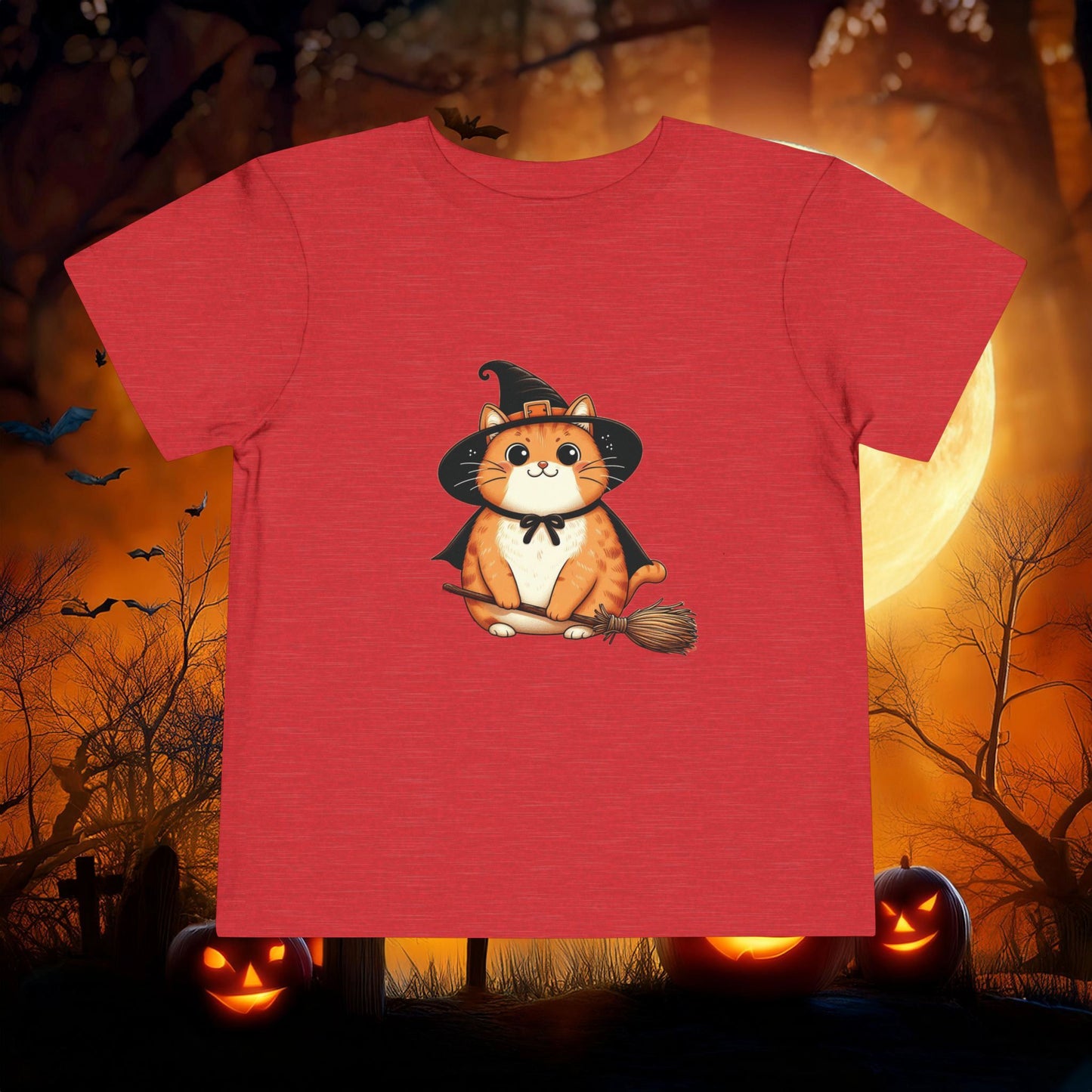 Trick or Treat Cat Toddler Tee