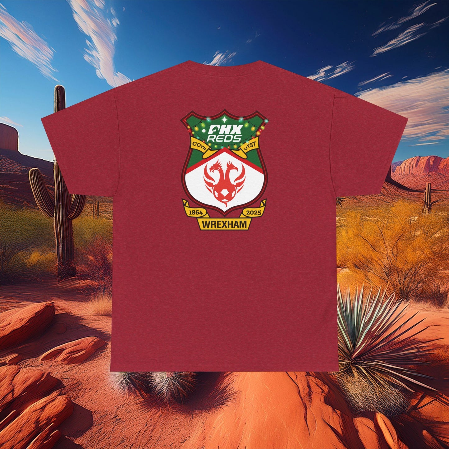 PHX Reds Christmas Crest Tee
