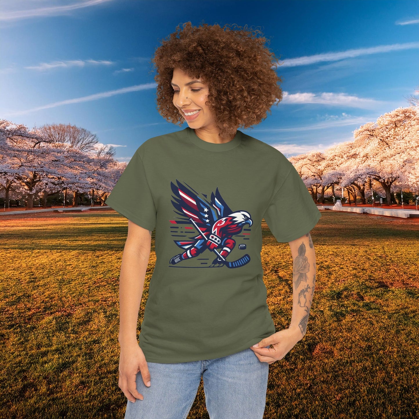 Washington Hockey Eagle Tee