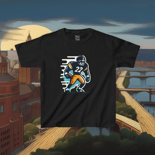 Pittsburgh Football Player Kids Tee