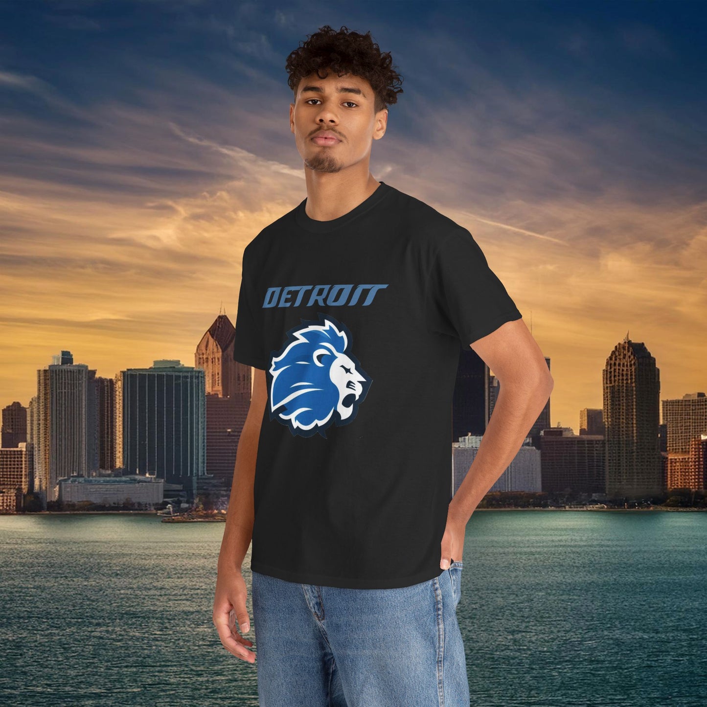 Detroit Football Logo Tee