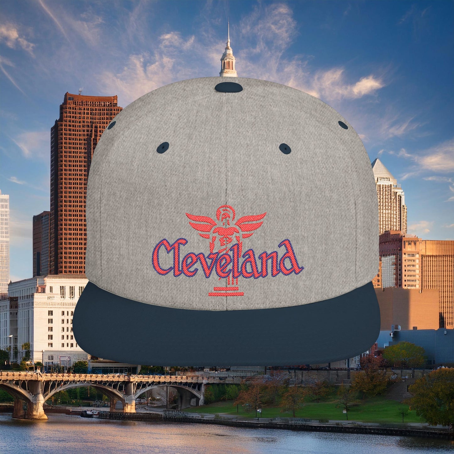 Cleveland Red Guardian Flat Bill Snapback