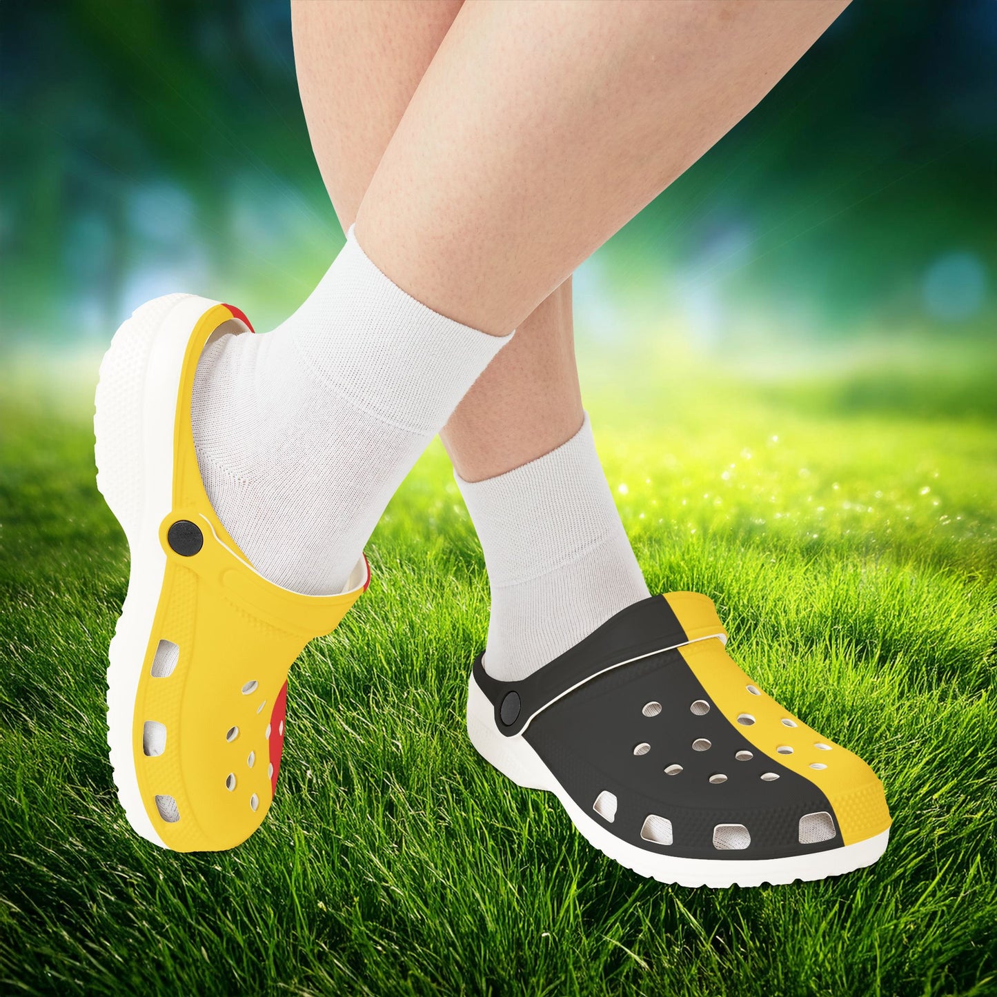 The Belgian Flag Foam Clogs