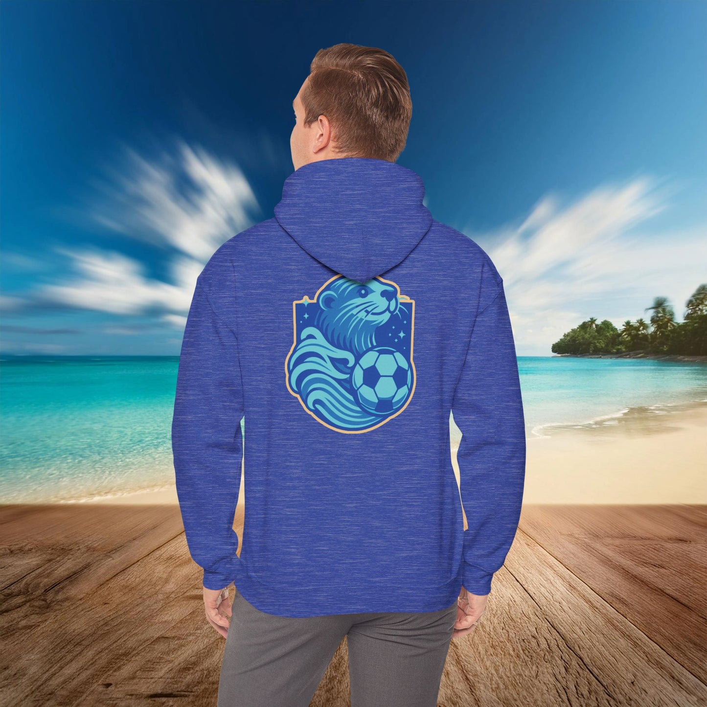 Sea Otter Soccer Logo Hoodie
